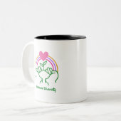 Diversity Zweifarbige Tasse (Vorderseite Links)