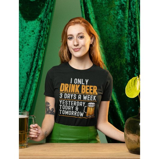 Divertida para Beber, Amantes de la cerveza T-Shirt