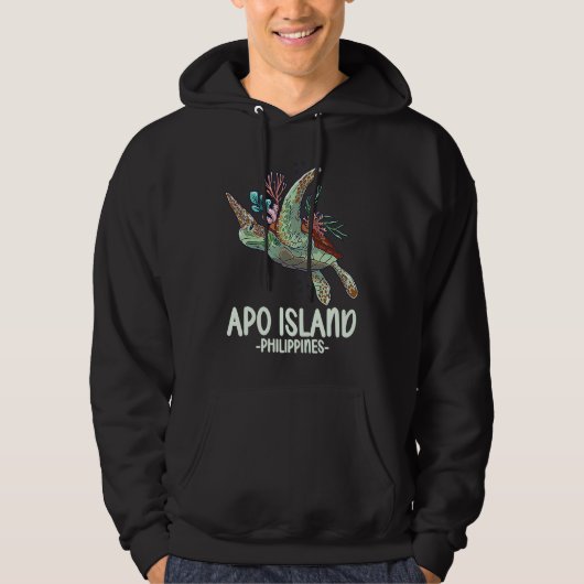 Divespot Dive Diver Philippines Apo Island Hoodie (Vorderseite)