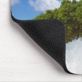 Divi Divi Baum, Eagle Beach, Aruba, Karibik Mousepad (Ecke)