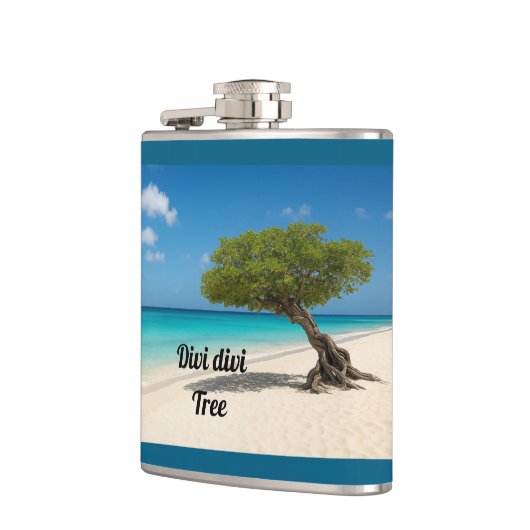 Divi-Divi-Baum Flachmann (Links)