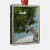 Divi Divi Baum in Aruba Silbernes Ornament (Rechts)