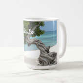 Divi Divi Baum in Aruba-Tasse Kaffeetasse (VorderseiteRechts)