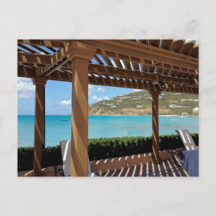 Divi Little Bay SXM Poolpergola Postkarte