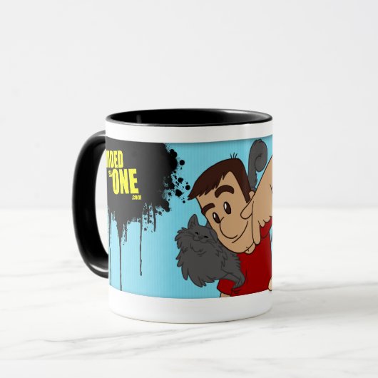 DIVIDEDasONE Charakter-Tasse Tasse (Vorderseite Links)