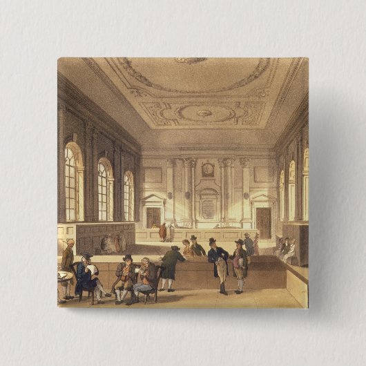 Dividende Hall am Südsee-Haus Button (Vorderseite)