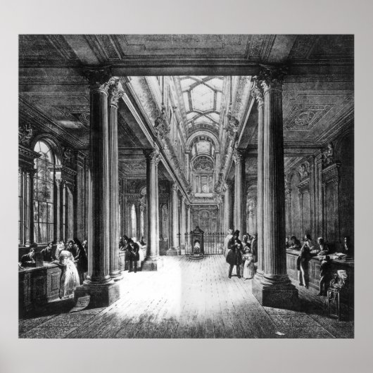 Dividendenbüro, Bank of England Poster (Vorne)