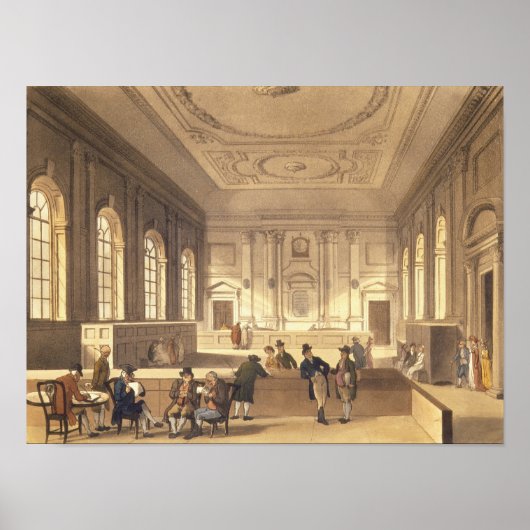 Dividendenhalle im South Sea House Poster (Vorne)