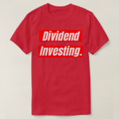 Dividendeninvestition T-Shirt (Design vorne)