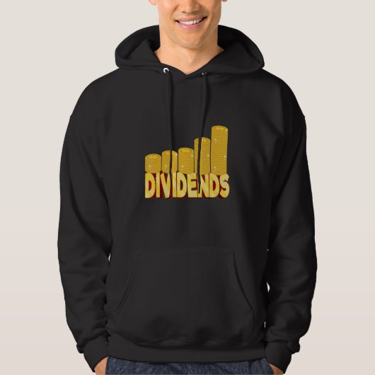 Dividendenjäger Börsenhändler Hoodie (Vorderseite)