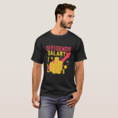 Dividendenzahlungen Börsenhändler T-Shirt (Vorne ganz)