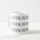 Divider Flourish Ornamental Kaffeetasse (Vorderseite Links)