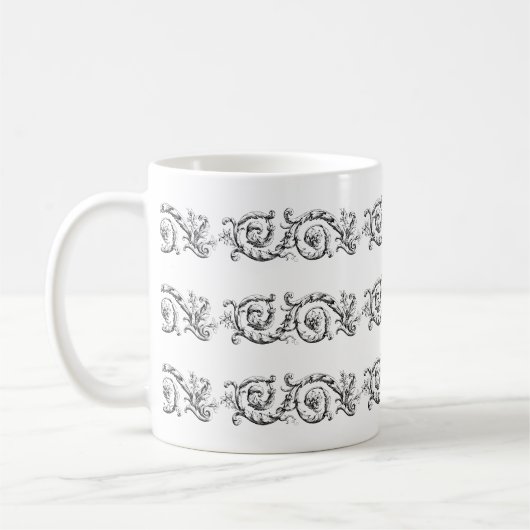 Divider Flourish Ornamental Kaffeetasse (Links)