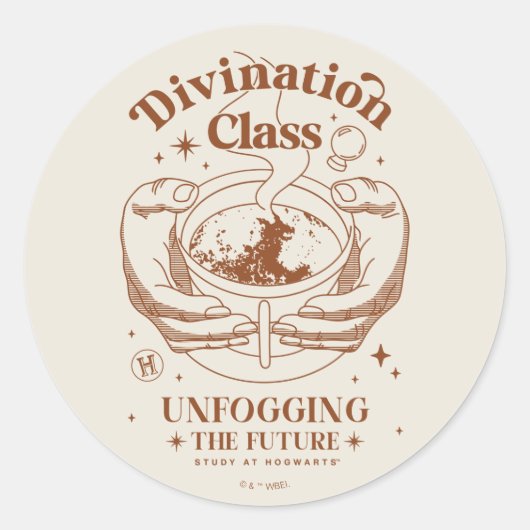 Divination-Klasse - Entfaltung der Zukunft Runder Aufkleber (Vorderseite)