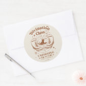 Divination-Klasse - Entfaltung der Zukunft Runder Aufkleber (Umschlag)