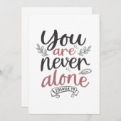 Divine Assurance - Joshua 1:9 Christliches Design Dankeskarte (Vorne/Hinten)