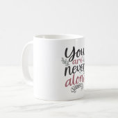 Divine Assurance - Joshua 1:9 Christliches Design Kaffeetasse (Vorderseite Links)