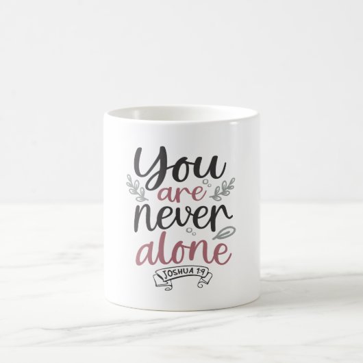Divine Assurance - Joshua 1:9 Christliches Design Kaffeetasse (Mittel)