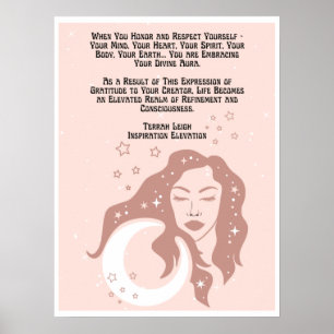Divine Aura Poster von Terrah Leigh Tullie
