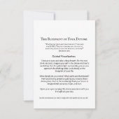 Divine Blueprint Meditation Card | Jeremiah 29:11 (Rückseite)