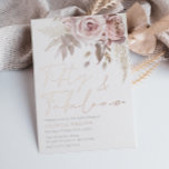 Divine Blush Rose Gold Foil 50th Birthday Party Folieneinladung<br><div class="desc">Wonderful Blush Fifty & Fabulous 50th Birthday Party Rose Gold Foil Invitation - Fifty & Fabulous

See other invitations in our Niche and Nest Store</div>
