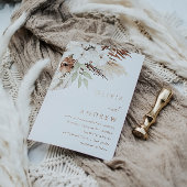 Divine Boho Floral Rose Folieneinladung