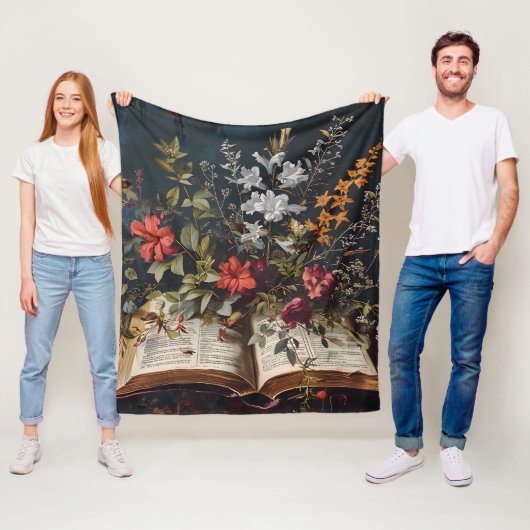 Divine Bouquet Fleecedecke (Beispiel)