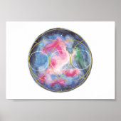 Divine connection poster / kristalgrid-Vorlage (Vorne)