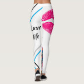 Divine Culture Big Cat Kisses Bright Graphic Leggings (Rückseite)