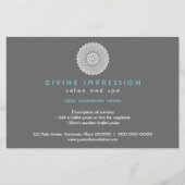 Divine Cyan Impression Horizontal Flyer (Vorne)