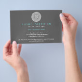 Divine Cyan Impression Horizontal Flyer (Handgriff)