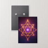 Divine Diwali-Energiefluss | ArtivaNest Button (Vorderseite/Rückseite)