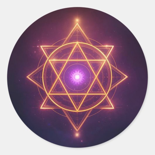 Divine Diwali Energy Flow | ArtivaNest Runder Aufkleber (Vorderseite)