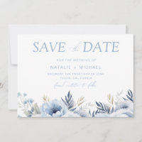 Divine Dusty Blue Floral Wedding