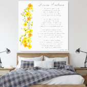 Divine Embrace Canvas Print Leinwanddruck (Insitu (Schlafzimmer))