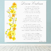 Divine Embrace Canvas Print Leinwanddruck (Insitu (Holzboden))