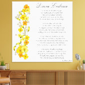 Divine Embrace Canvas Print Leinwanddruck (Insitu (Wohnzimmer))