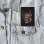 Divine Error - Techno-Goth Streetwear Design Button (Insitu)