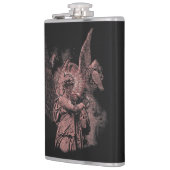 Divine Error - Techno-Goth Streetwear Design Flachmann (Links)