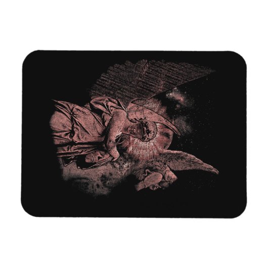 Divine Error - Techno-Goth Streetwear Design Magnet (Horizontal)