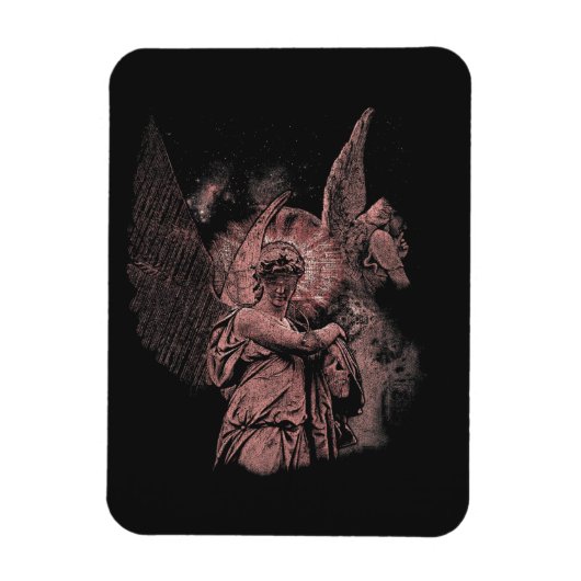 Divine Error - Techno-Goth Streetwear Design Magnet (Vertikal)