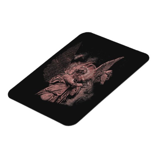 Divine Error - Techno-Goth Streetwear Design Magnet (Linke Seite)