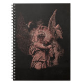 Divine Error - Techno-Goth Streetwear Design Notizblock (Vorderseite)