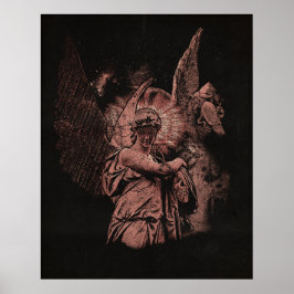 Divine Error - Techno-Goth Streetwear Design Poster