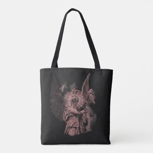 Divine Error - Techno-Goth Streetwear Design Tasche (Rückseite)