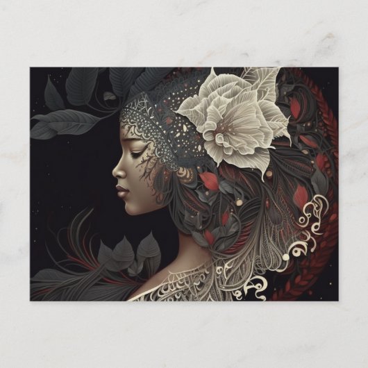 DIVINE FEMININE #2 POSTCARD POSTKARTE (Vorderseite)