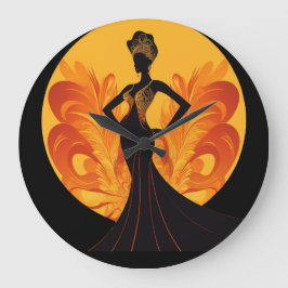 DIVINE FEMININE #4 CLOCK GROßE WANDUHR