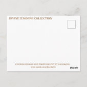 DIVINE FEMININE #5 POSTKARTE (Rückseite)