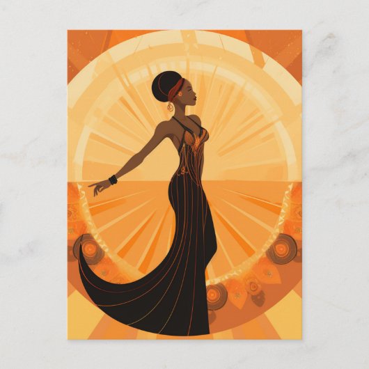 DIVINE FEMININE #5 POSTKARTE (Vorderseite)