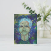 Divine Feminine Auntie Ebb Postkarte (Stehend Vorderseite)